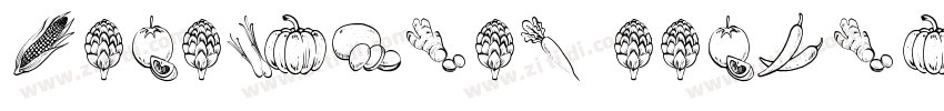 Vegetables Regular字体转换